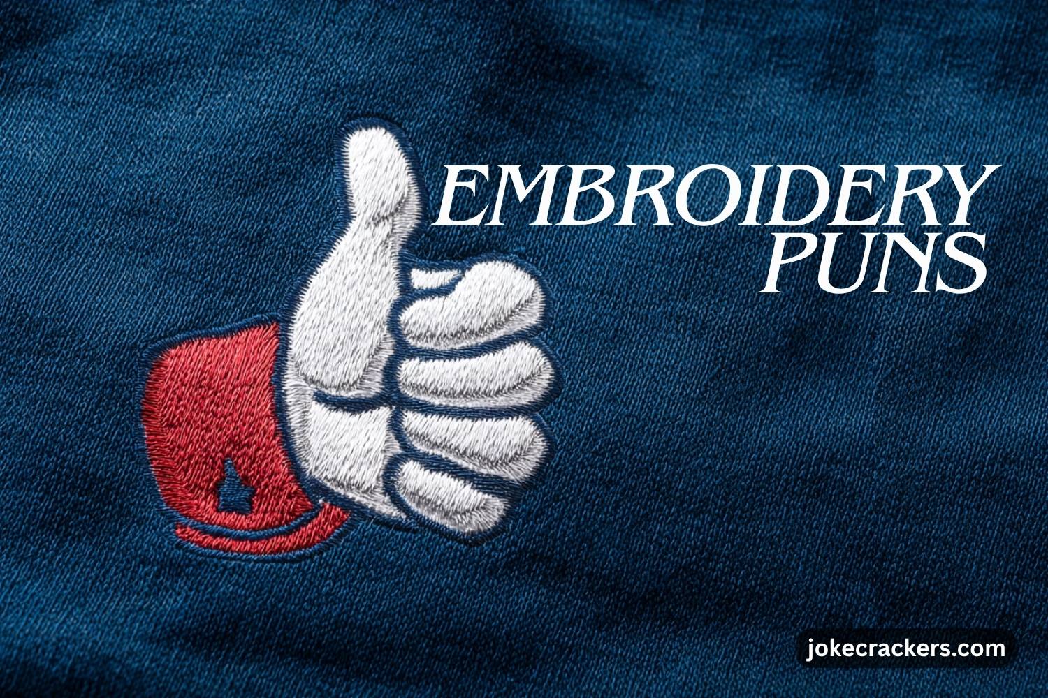 embroidery puns